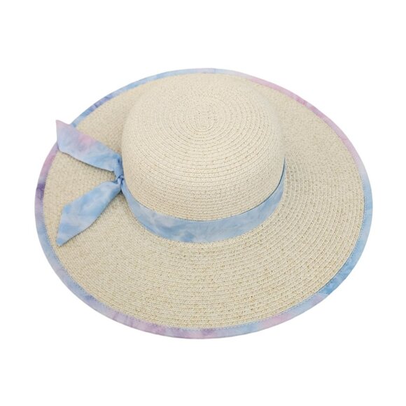 Sun N Sand NWT UPF 50 Adjustable Blue Ribbon Sun Hat Summer Shade main image 5